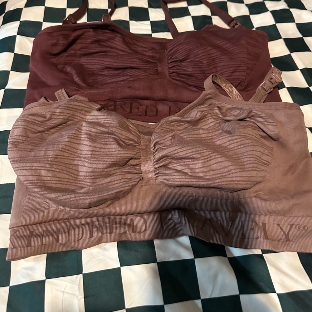 Kindred bravely 1X EUC pumping nursing bra bundle